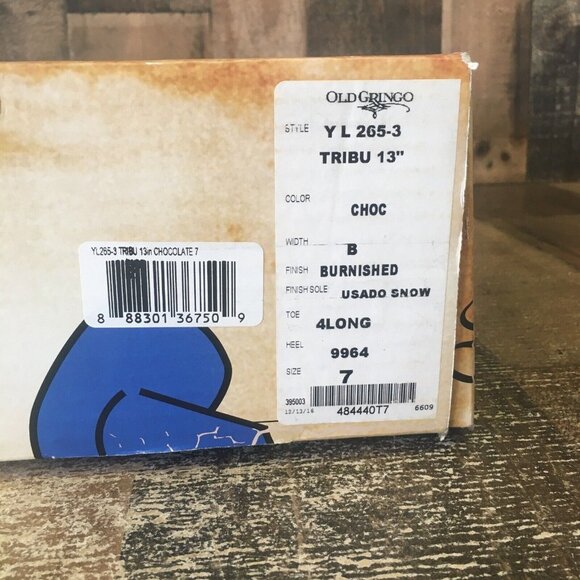 Old Gringo Tribu YL265-3 Cowboy Boots Womens 7 B - Picture 5 of 12